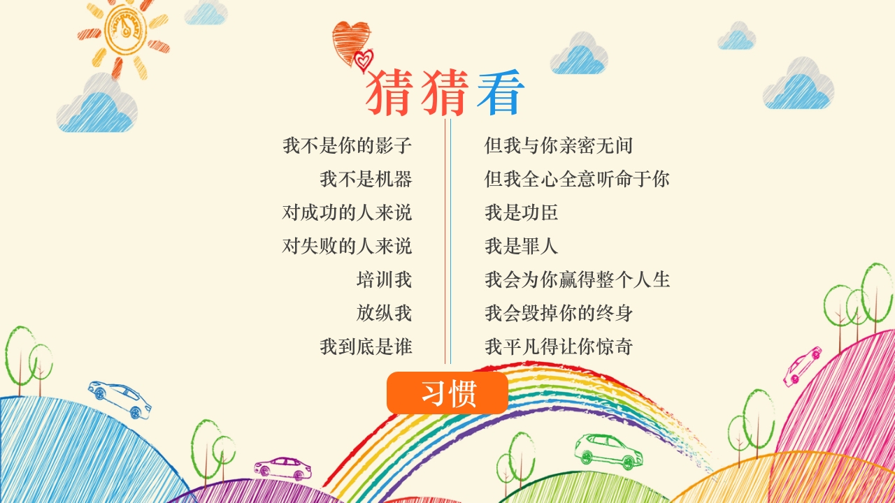 中学生好习惯养成记主题班会PPT课件2