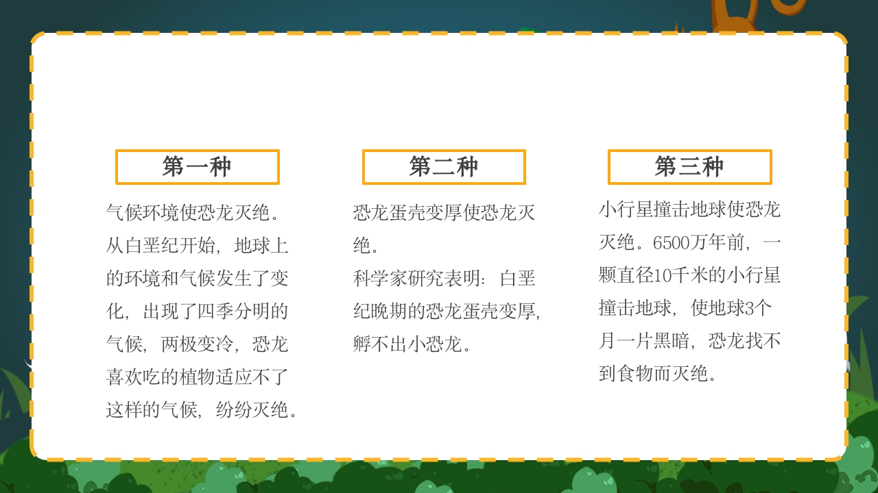 卡通恐龙知识介绍宣传科普PPT课件20