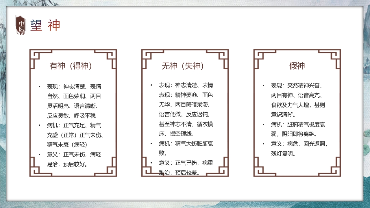 中国风中医望诊知识PPT课件4