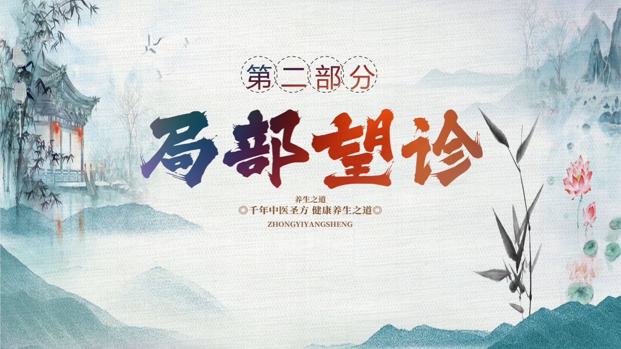 中国风中医望诊知识PPT课件8