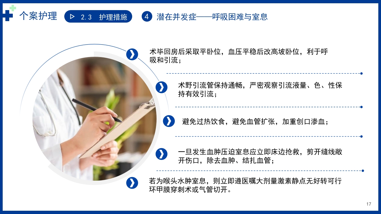 以甲状腺乳头状癌为例讲解个案护理病例PPT课件17