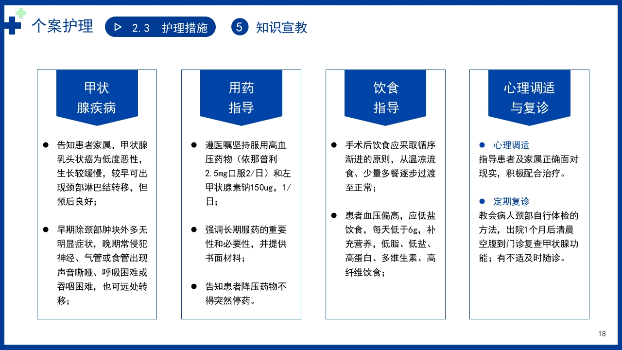 以甲状腺乳头状癌为例讲解个案护理病例PPT课件18