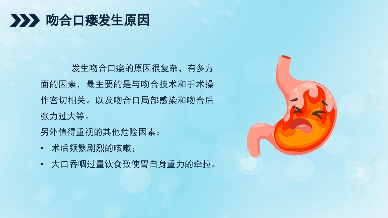 贲门癌伴脓胸吻合口瘘护理查房PPT课件13