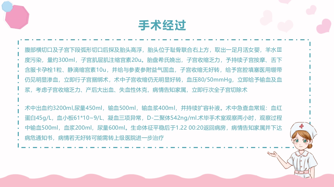 产后大出血护理查房PPT课件5
