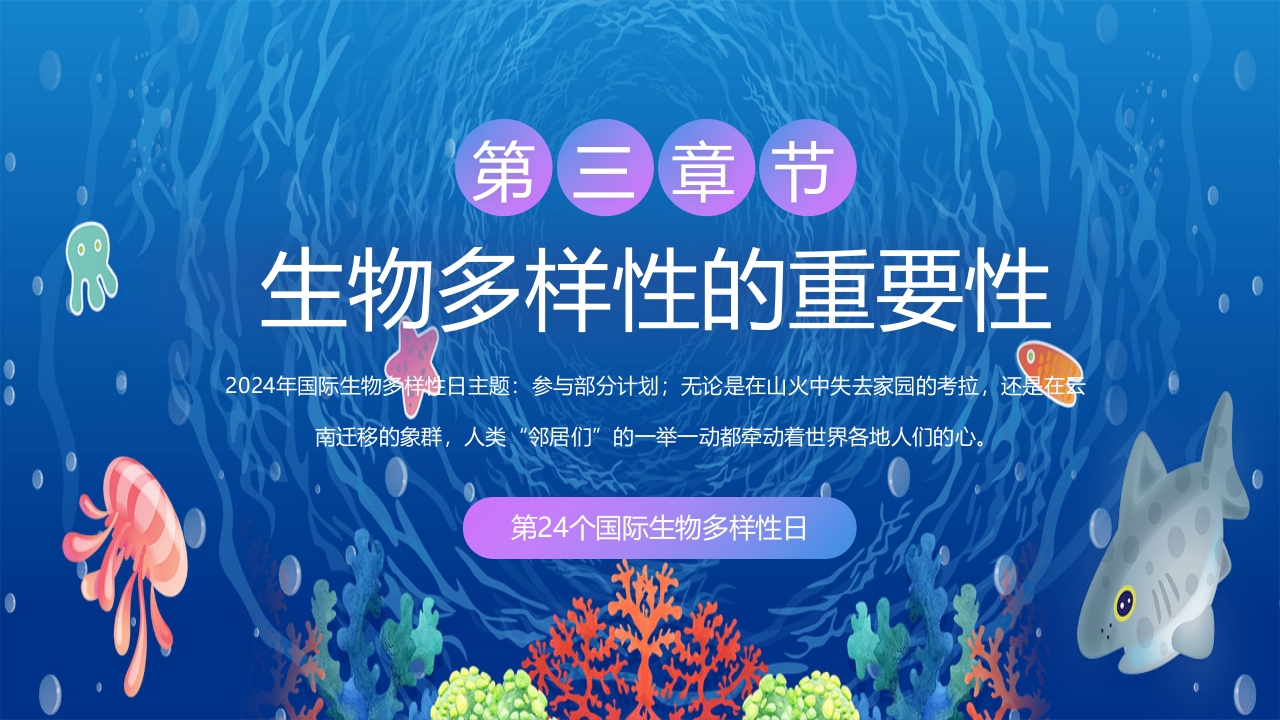 2024年第24个国际生物多样性日PPT课件8