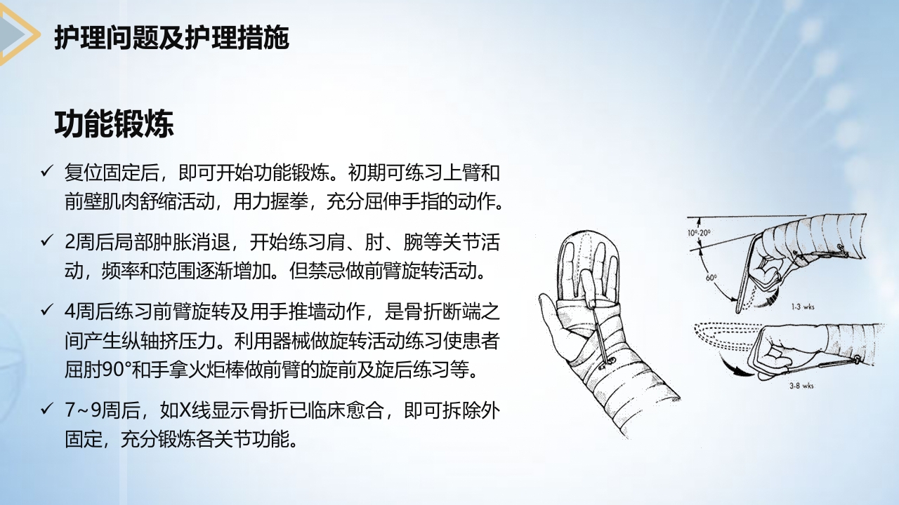 左桡尺骨双骨折的护理查房PPT课件23