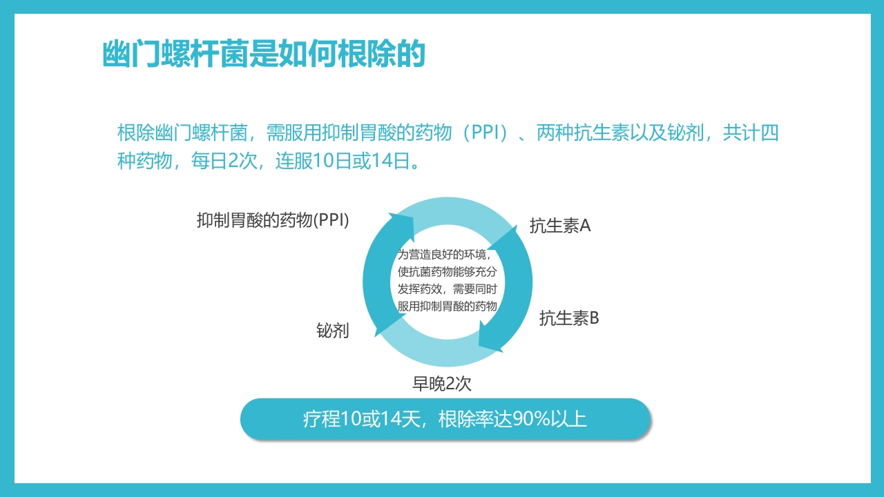 蓝色简约医疗幽门螺杆菌健康宣教PPT课件19