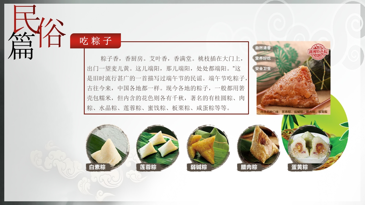 中国传统节日端午节介绍PPT课件8
