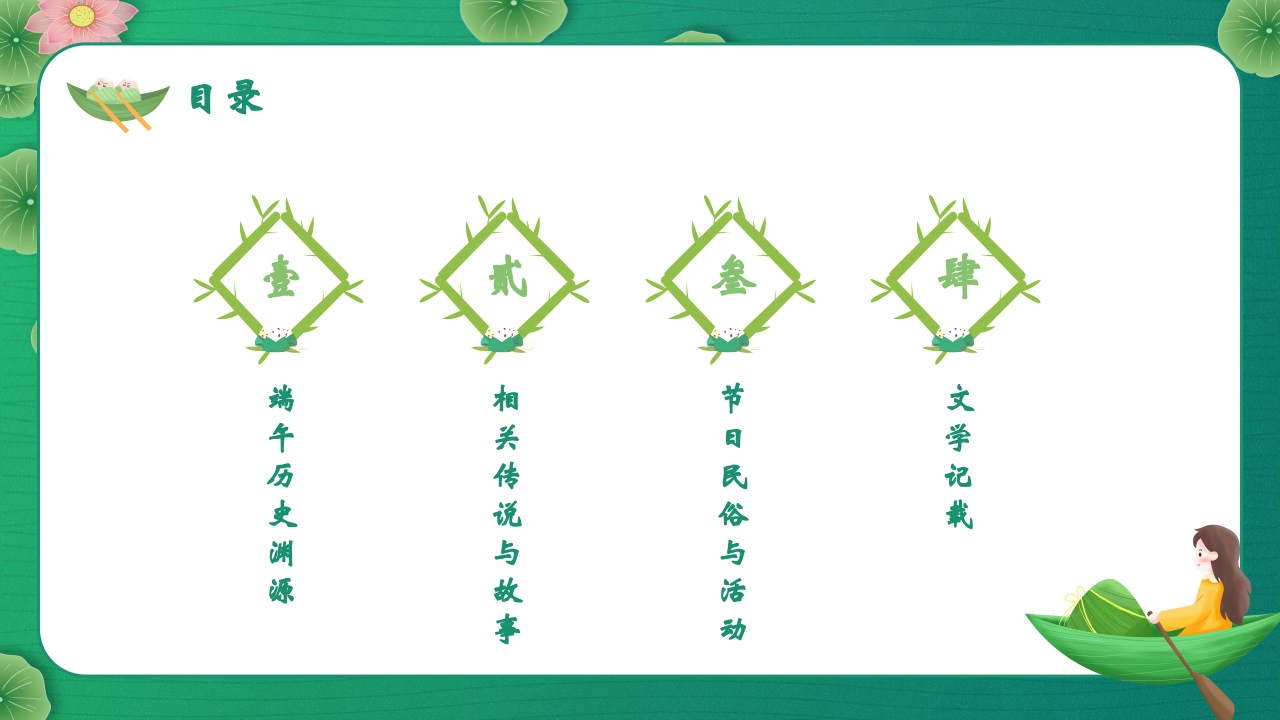五月初五端午节主题班会PPT课件2