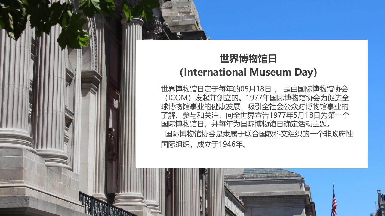 五一八世界博物馆日PPT课件4