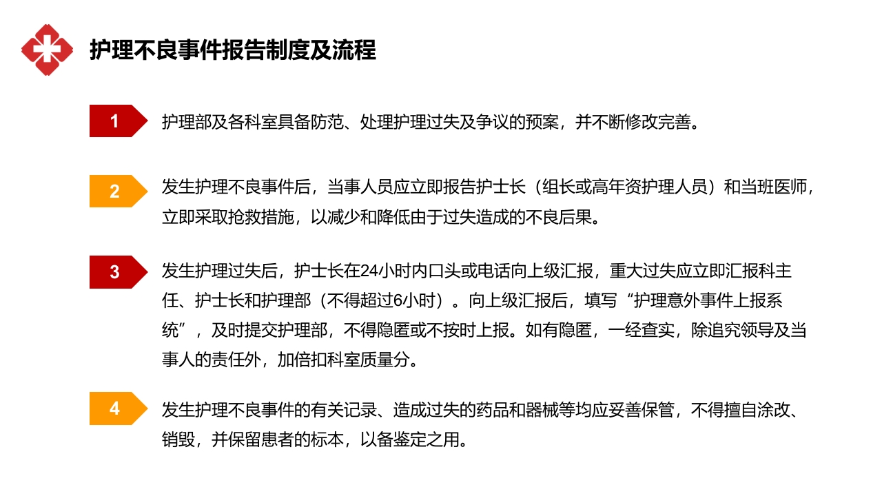 医院医疗护士护理不良事件分类对策流程分析培训PPT课件28
