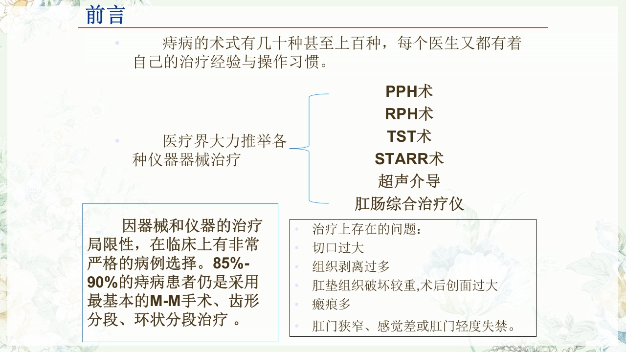 痔疮的微创手术PPT课件3