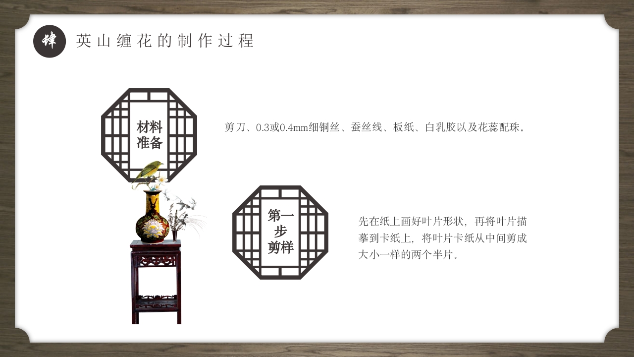 中国非物质文化遗产缠花介绍PPT课件15