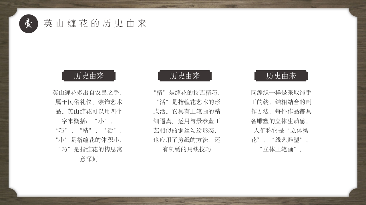 中国非物质文化遗产缠花介绍PPT课件6