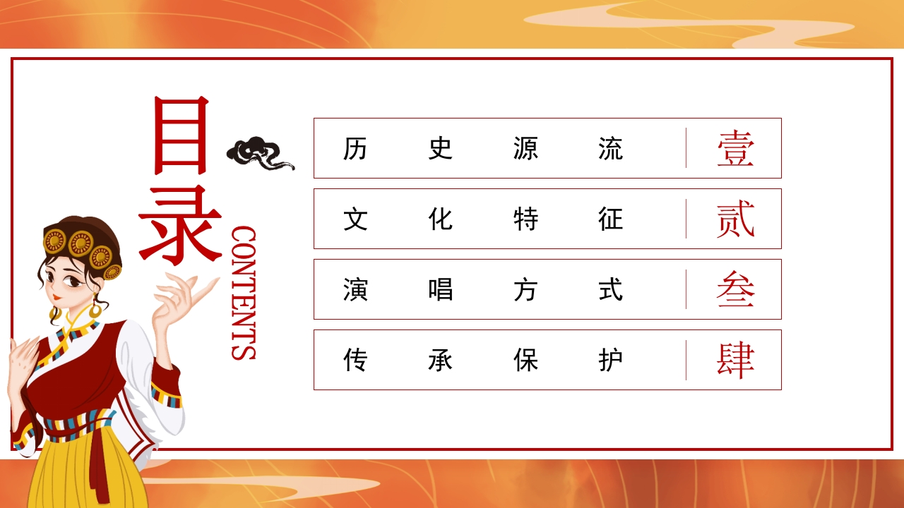 《格萨尔文学》非遗文化PPT课件3