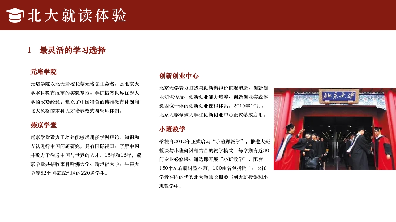 简约风北京大学介绍PPT课件下载22