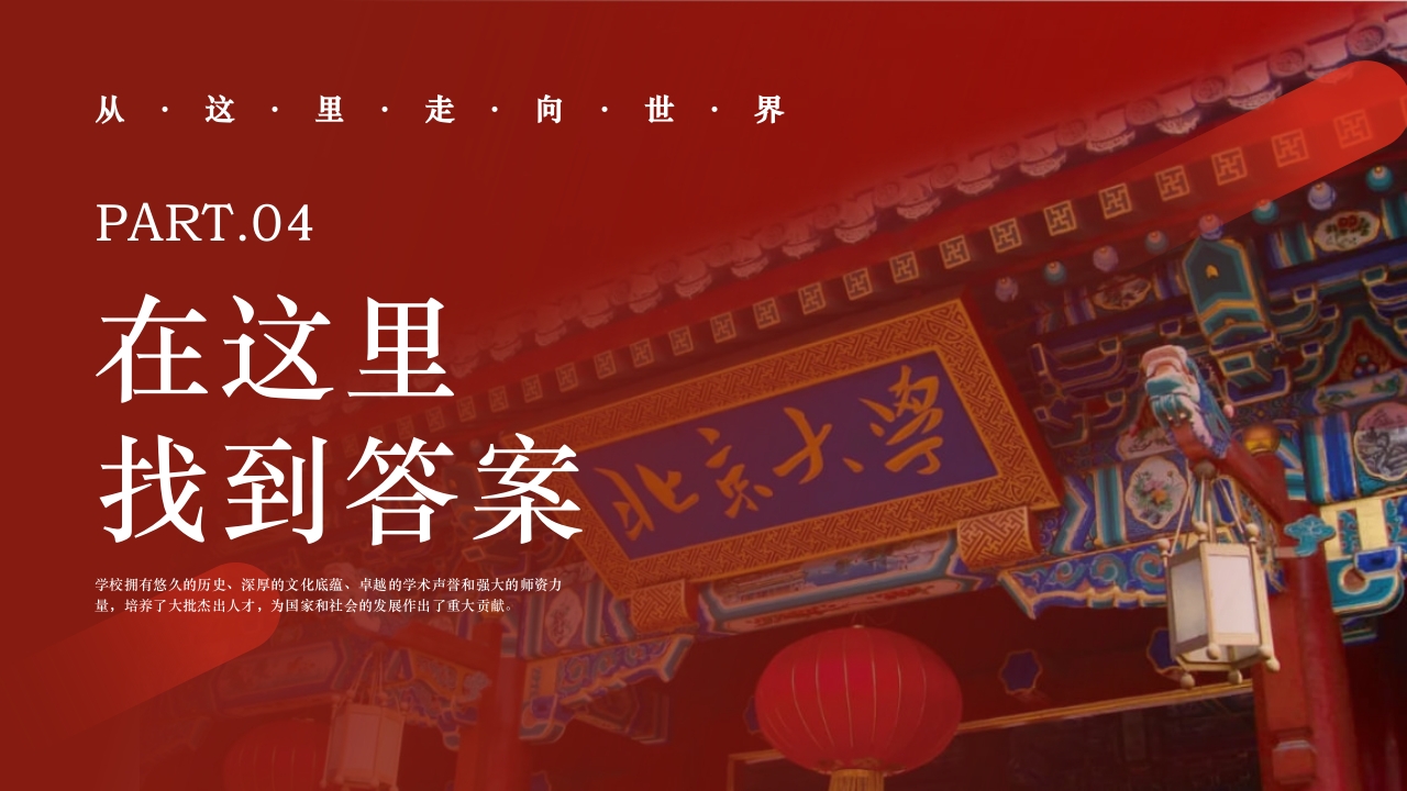 简约风北京大学介绍PPT课件下载34