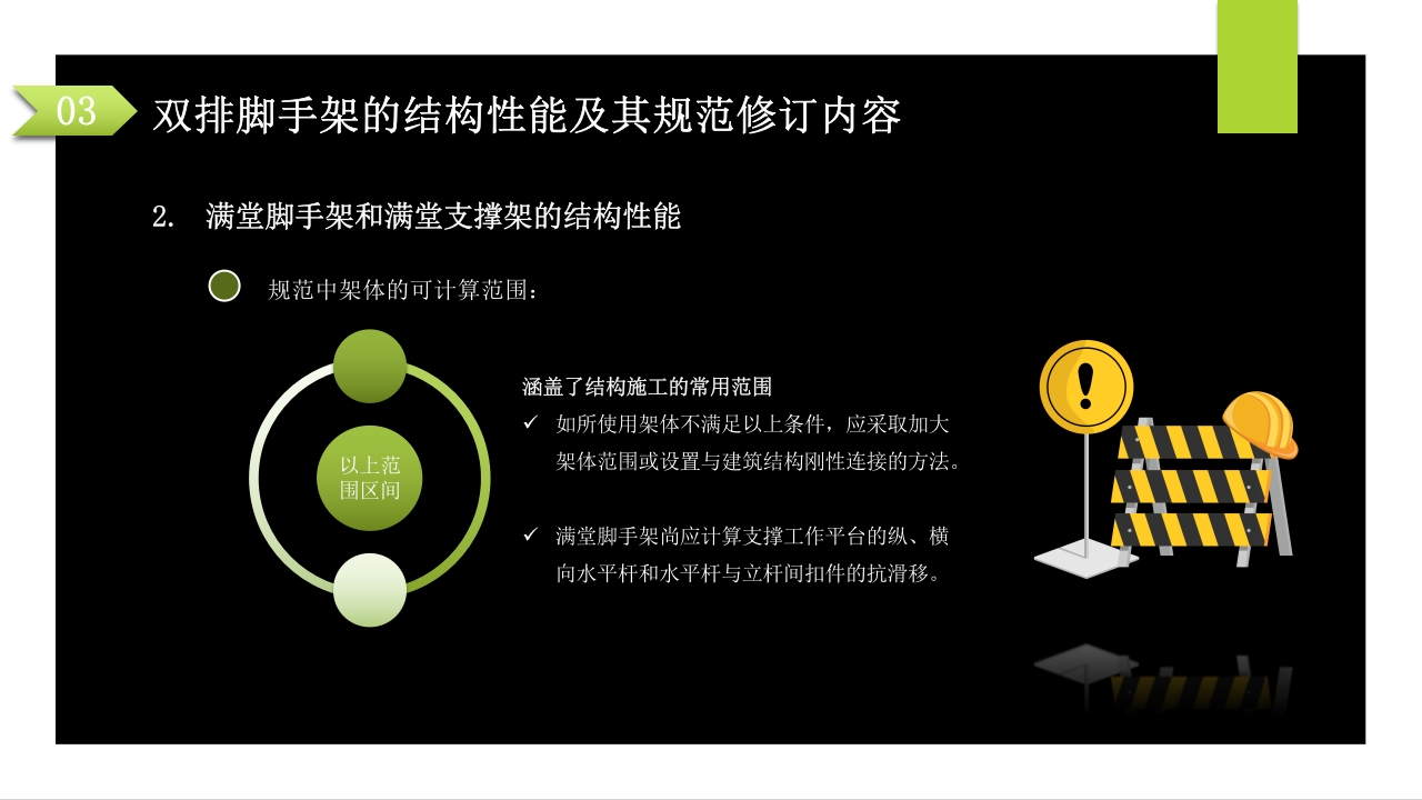 建筑施工扣件式钢管脚手架安全技术规范PPT课件58