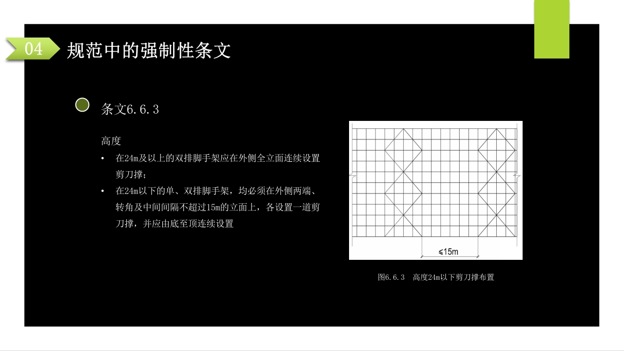 建筑施工扣件式钢管脚手架安全技术规范PPT课件74