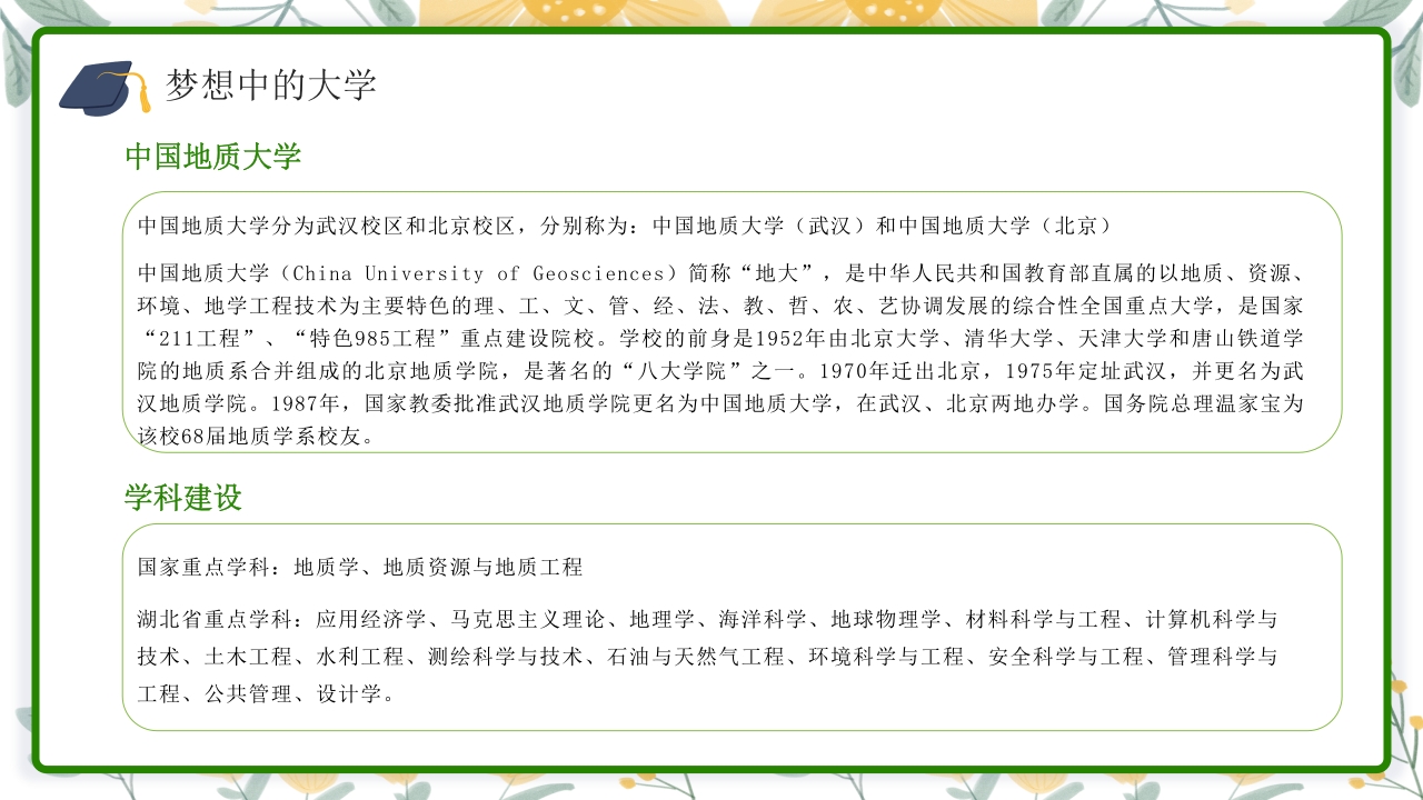 高中生心中理想的大学介绍PPT课件下载35