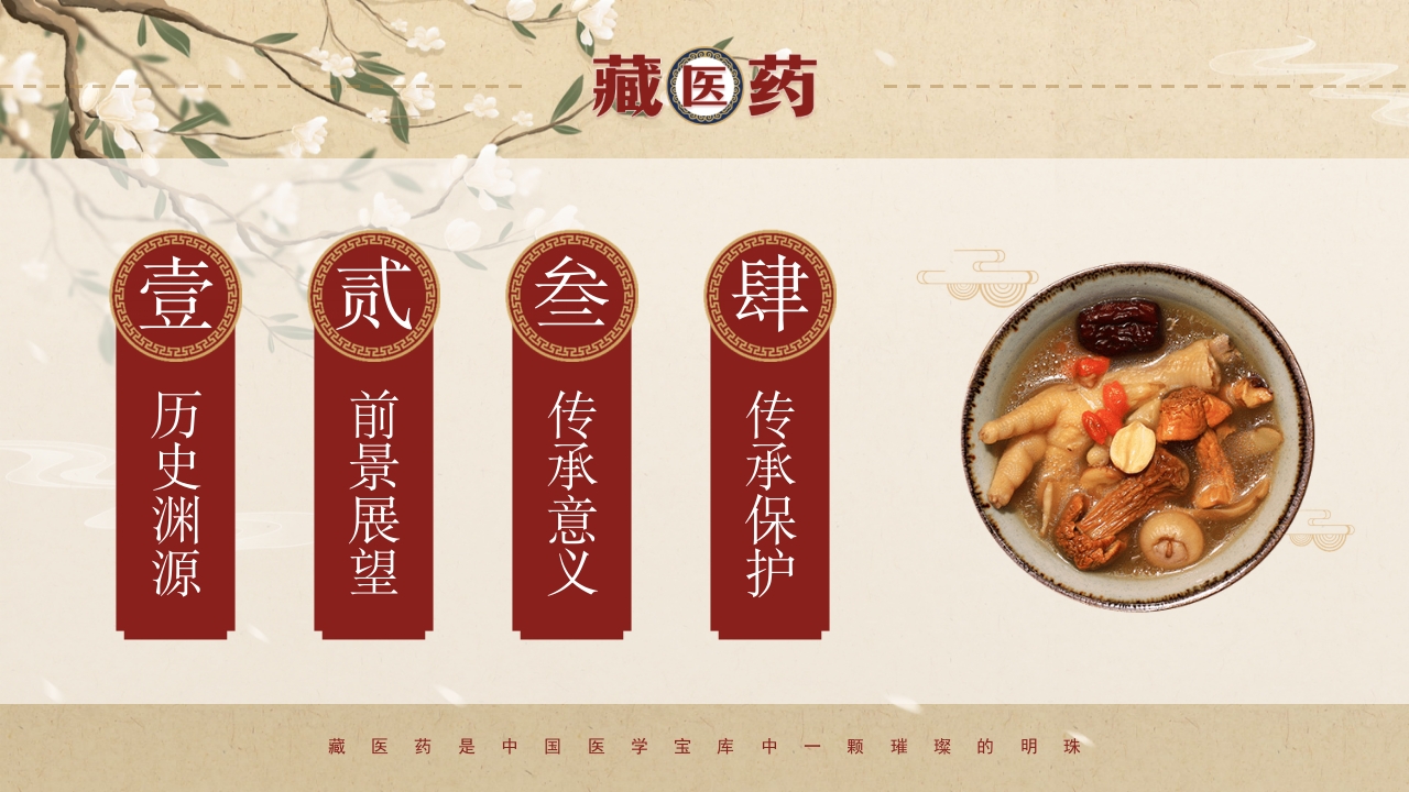 非遗文化藏医药介绍PPT课件下载2