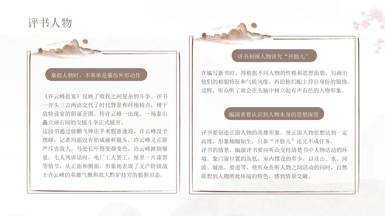 非遗评书文化介绍PPT课件15