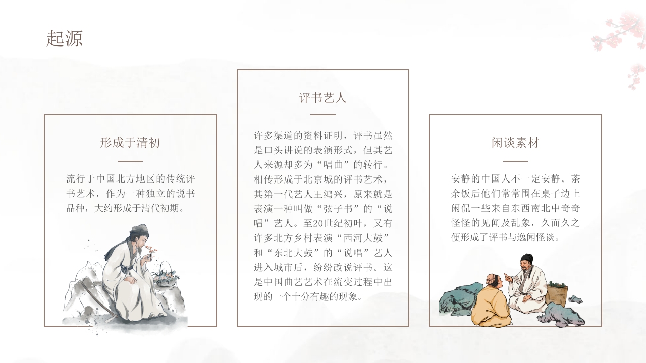 非遗评书文化介绍PPT课件5