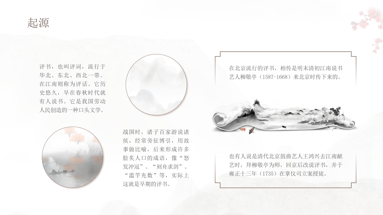 非遗评书文化介绍PPT课件6