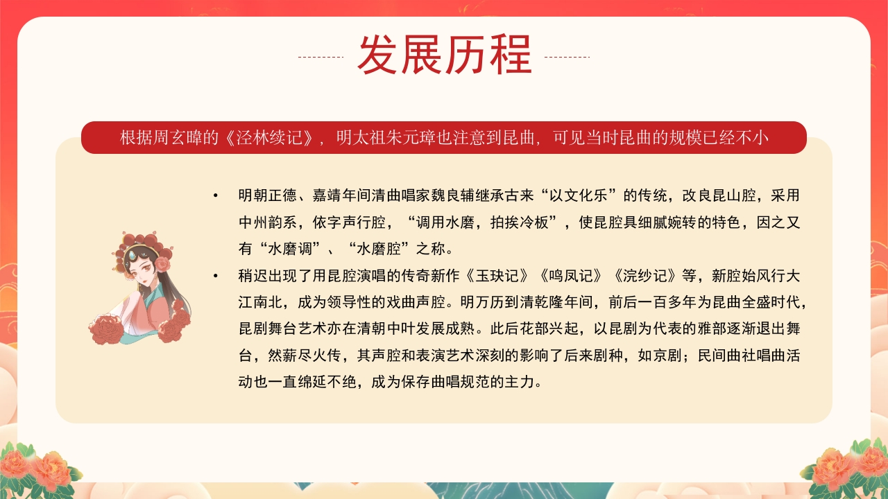 非遗文化昆曲介绍PPT课件下载15