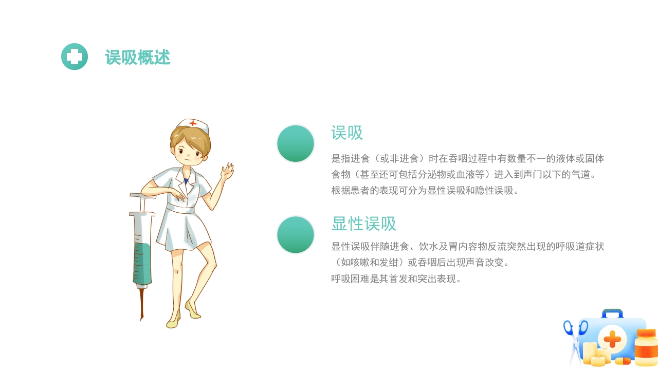 误吸的预防和管理医疗健康护理查房PPT课件4