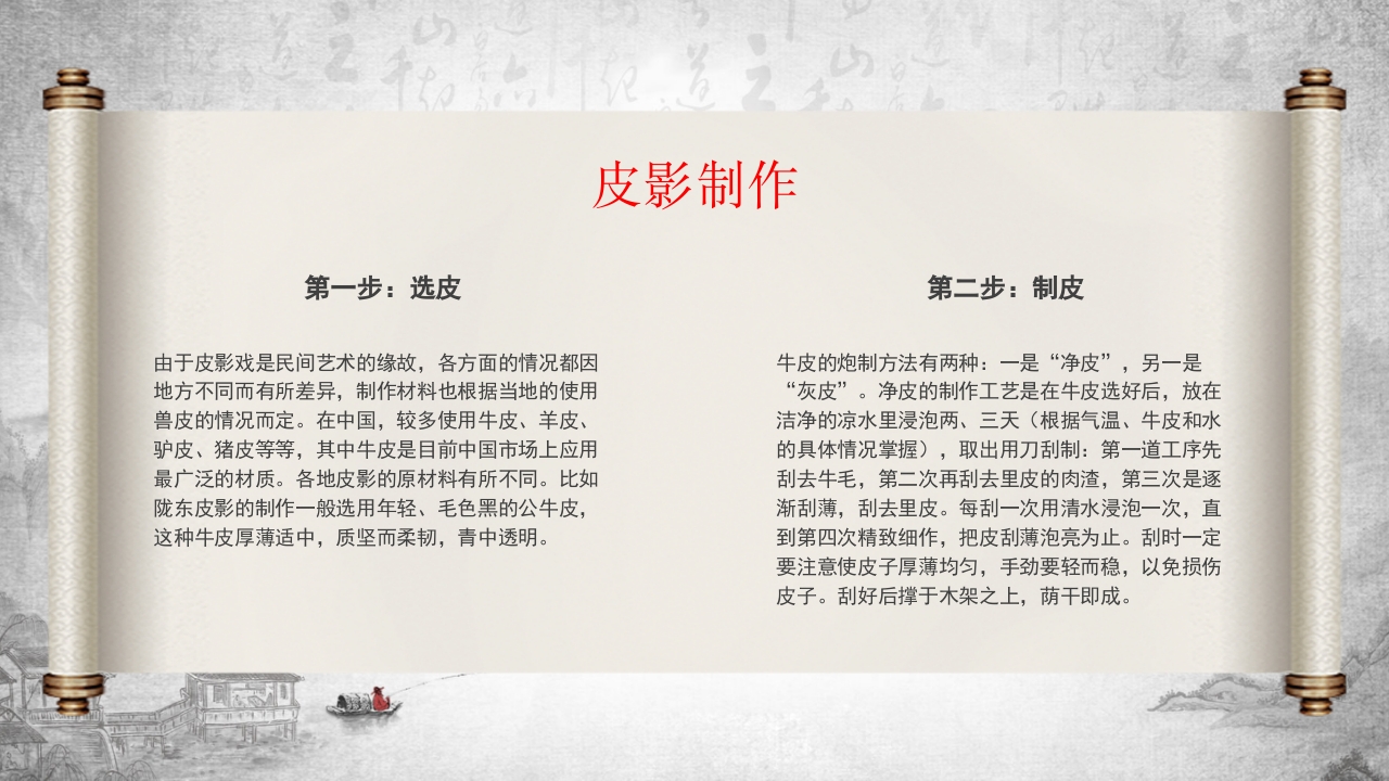 中国传统非遗文化艺术皮影戏PPT课件17