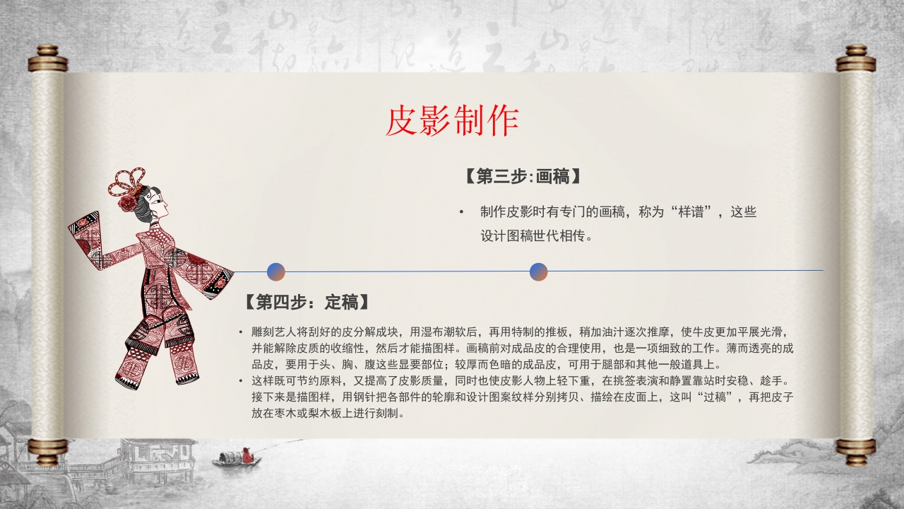 中国传统非遗文化艺术皮影戏PPT课件18