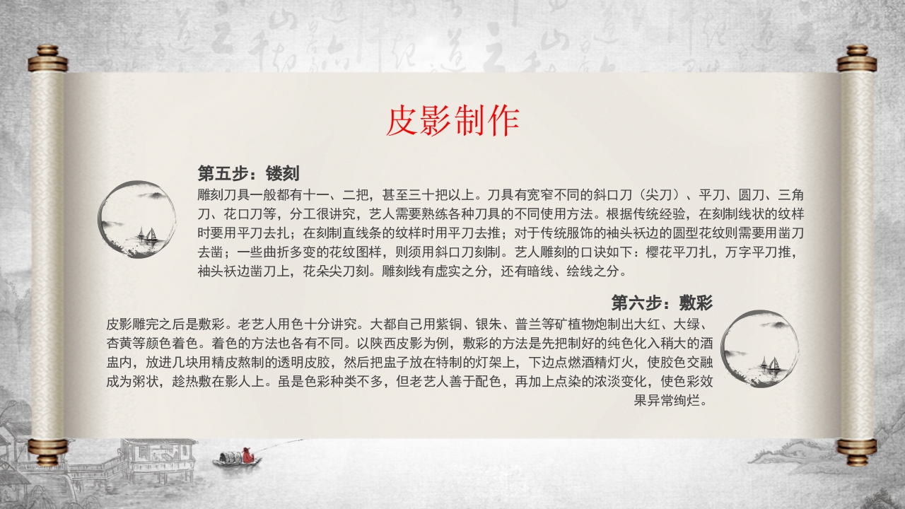 中国传统非遗文化艺术皮影戏PPT课件19