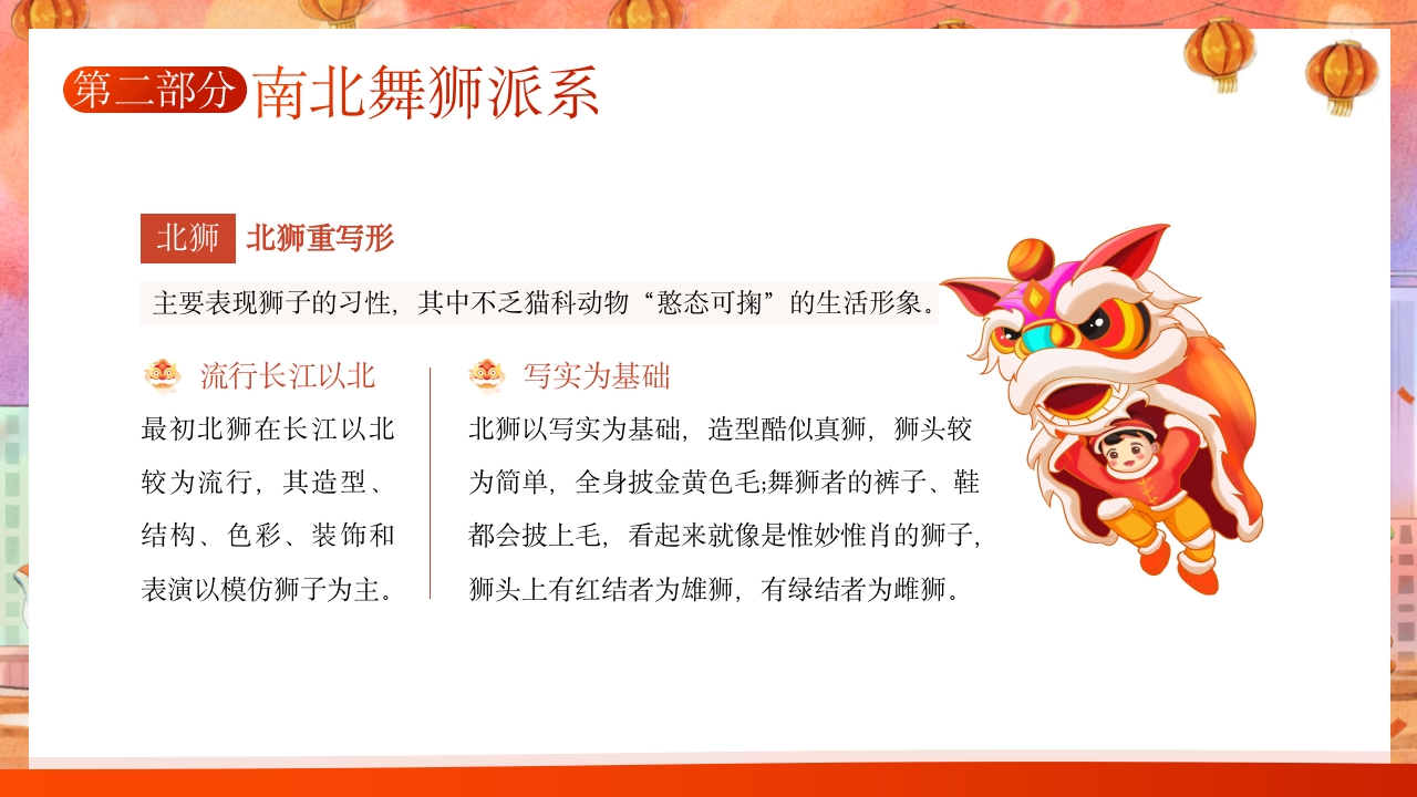 千年非遗南北舞狮文化介绍PPT课件11