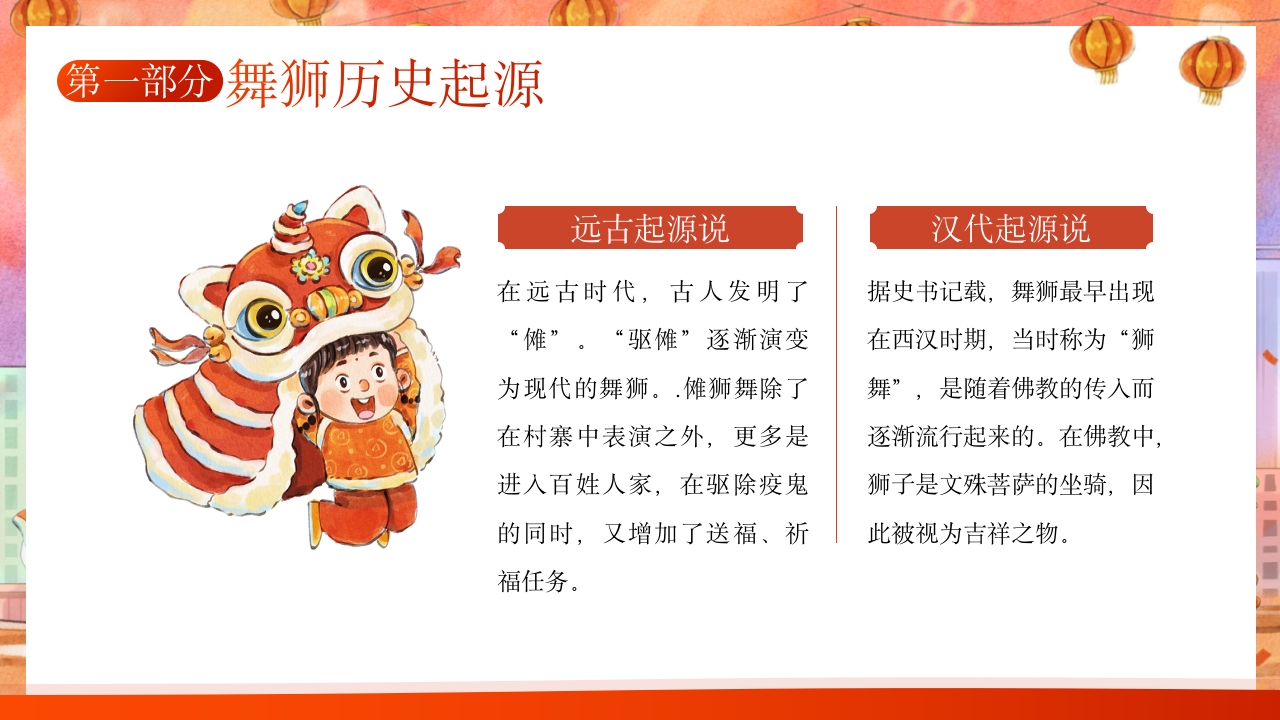 千年非遗南北舞狮文化介绍PPT课件5