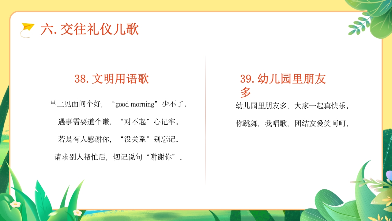 幼儿园文明礼仪教育ppt课件下载24