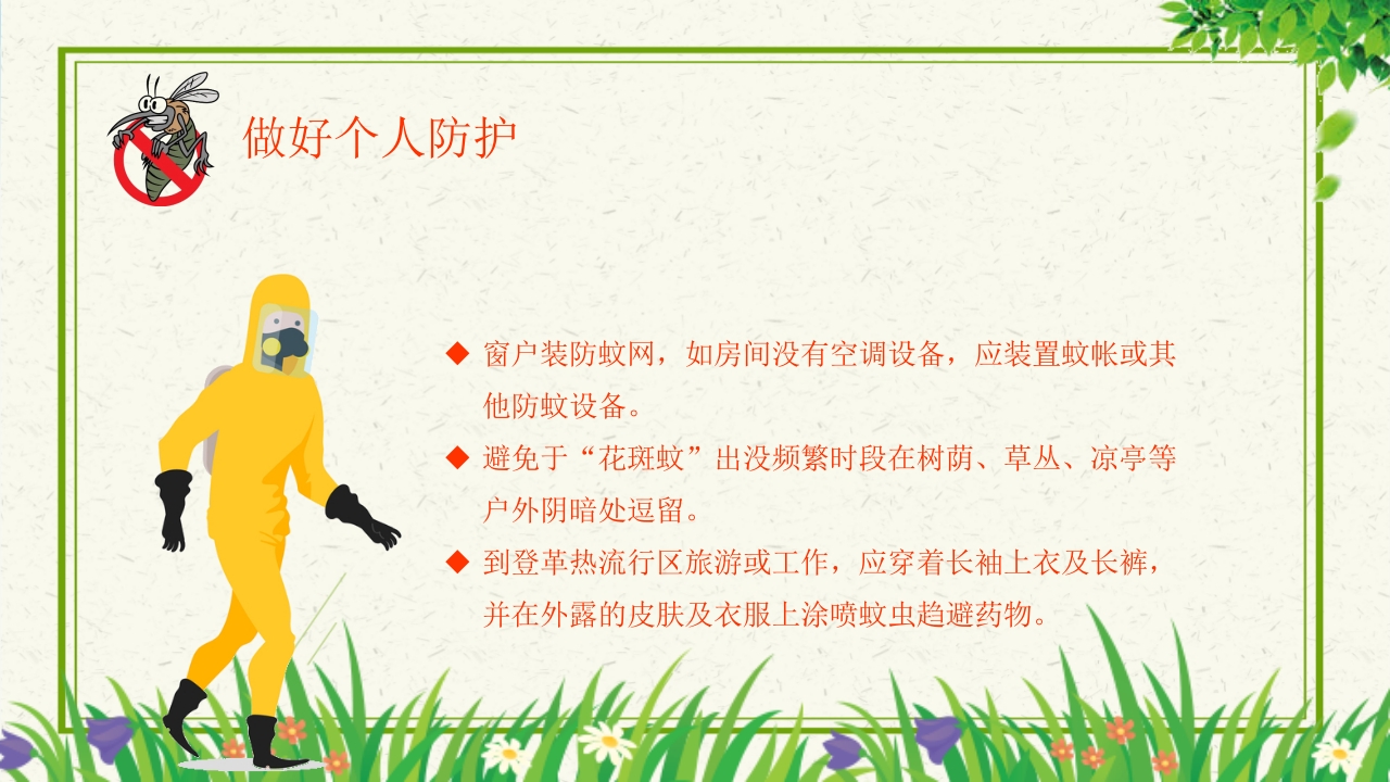预防登革热从我做起教育主题班会PPT课件下载19