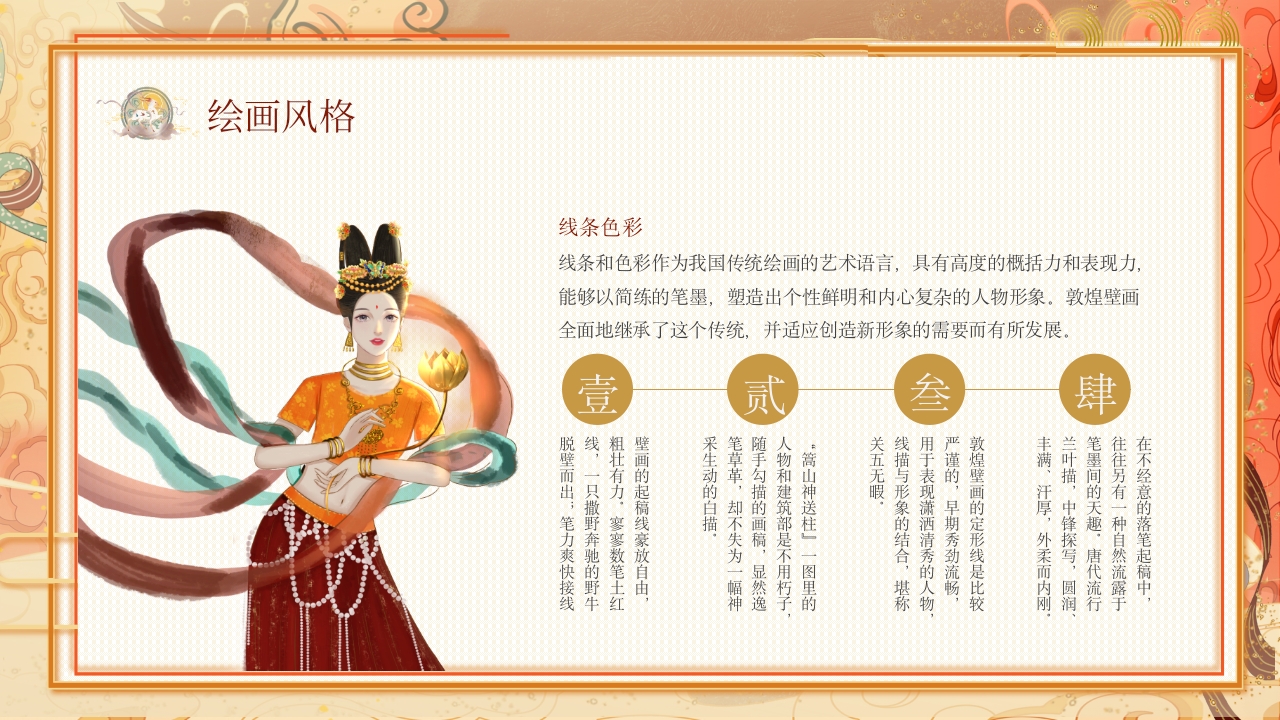 敦煌壁画非物质文化宣传教育PPT课件下载15