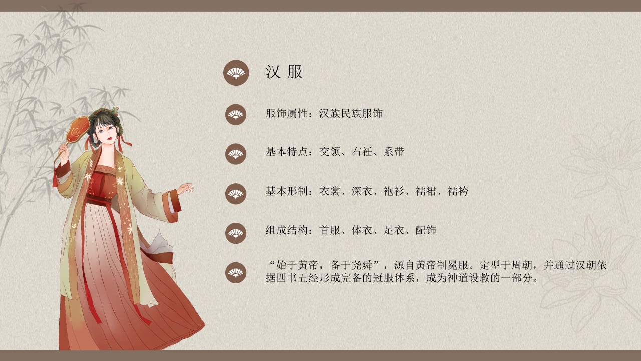 中国传统汉服文化介绍PPT课件下载5