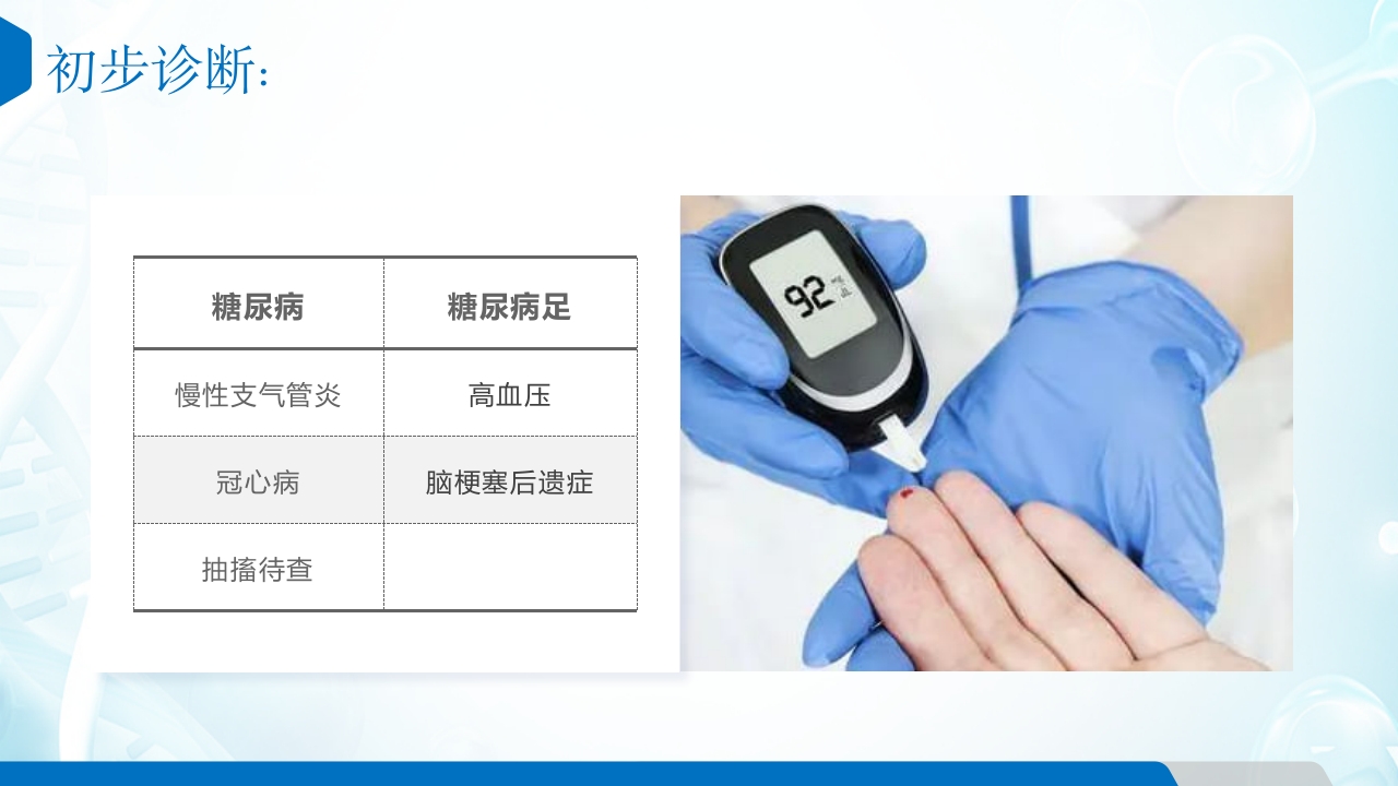 糖尿病患者的护理查房ppt课件5