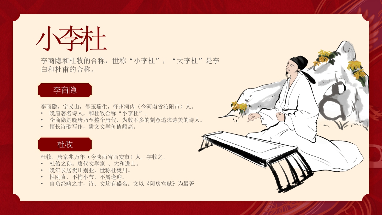 唐诗文学常识PPT课件下载19