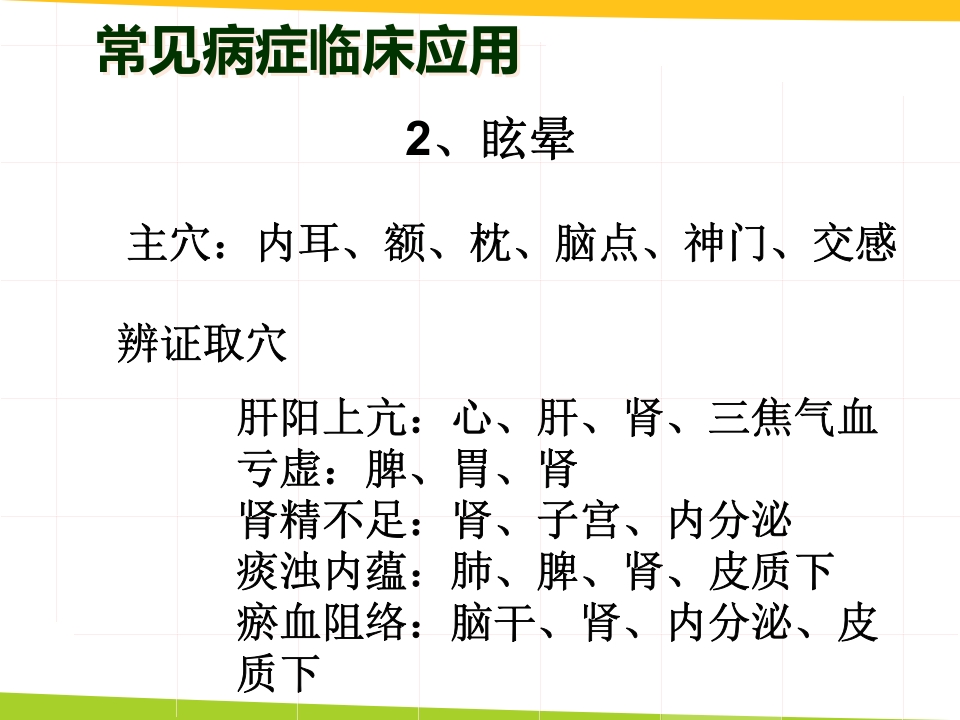 耳穴埋豆与常见病取穴·讲座课件PPT课件23