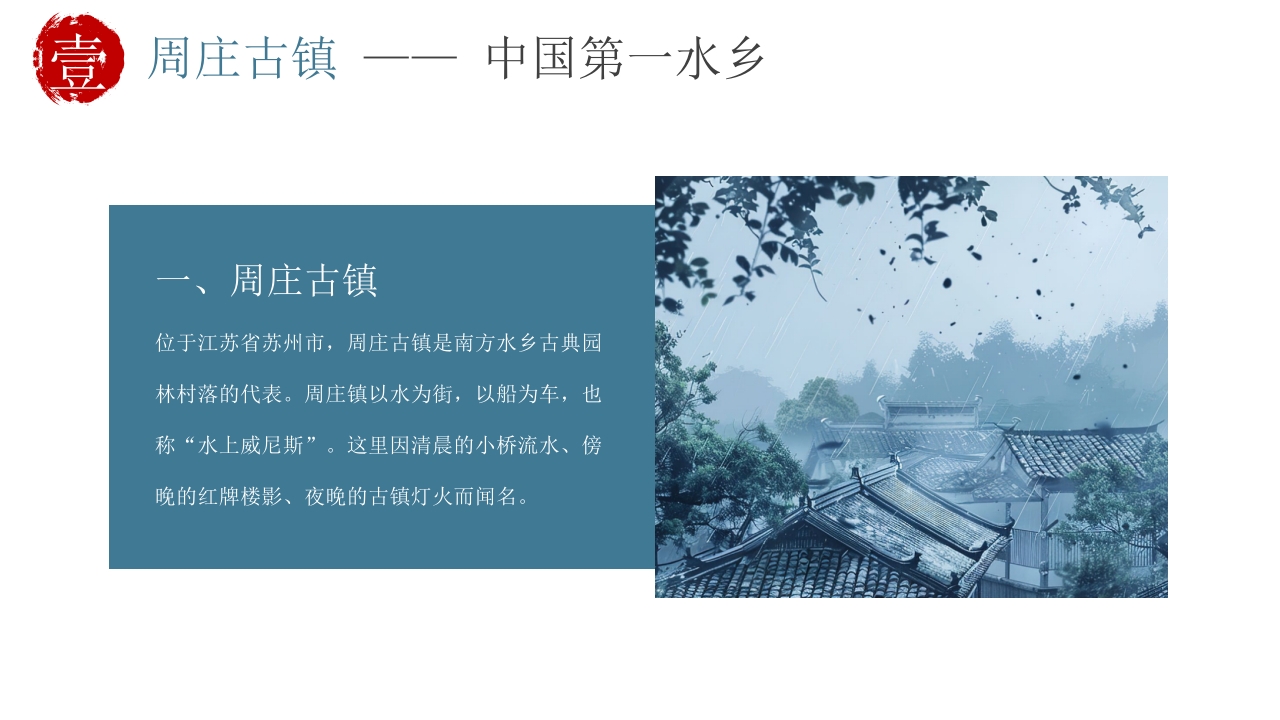 古镇旅游旅行宣传介绍PPT课件下载4