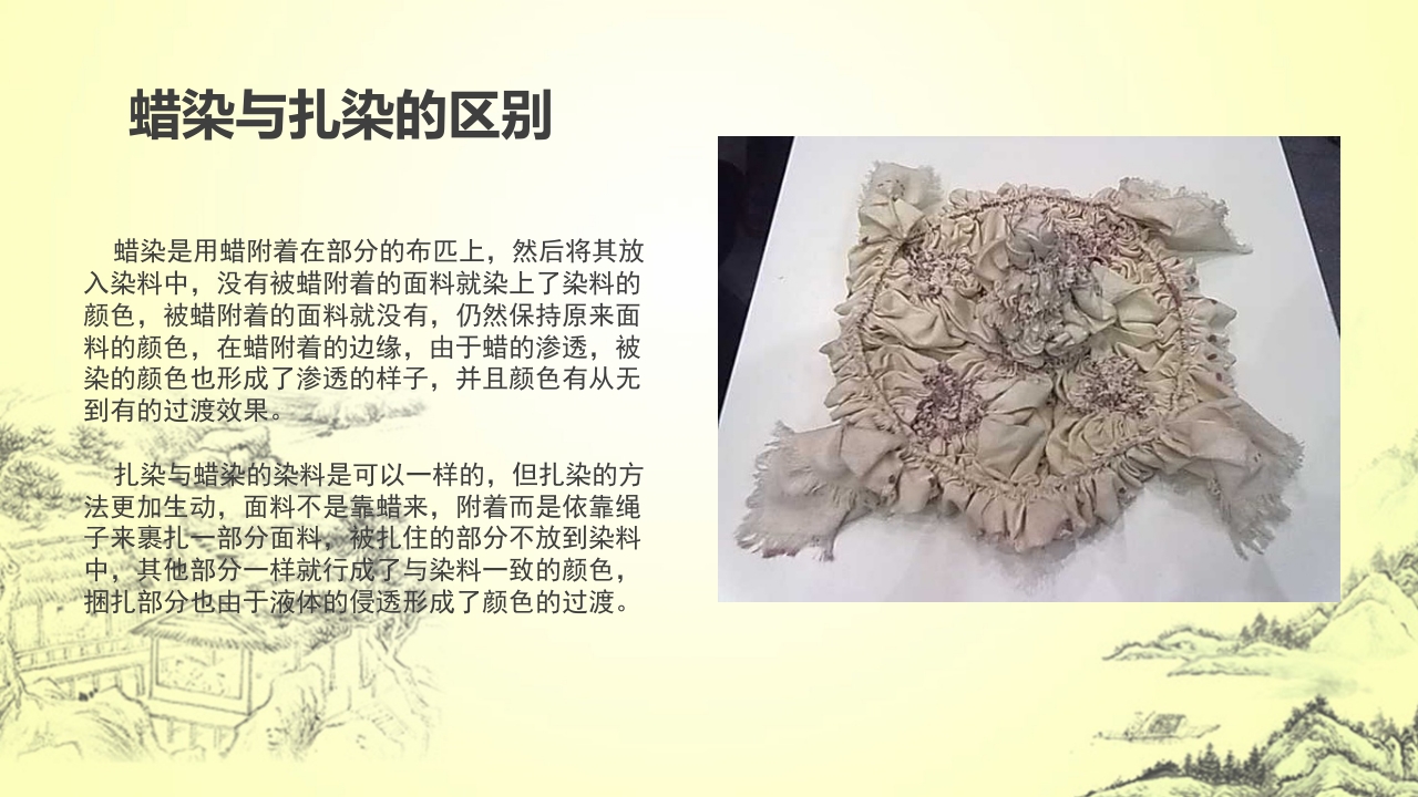 中国传统文化蜡染介绍PPT课件下载16