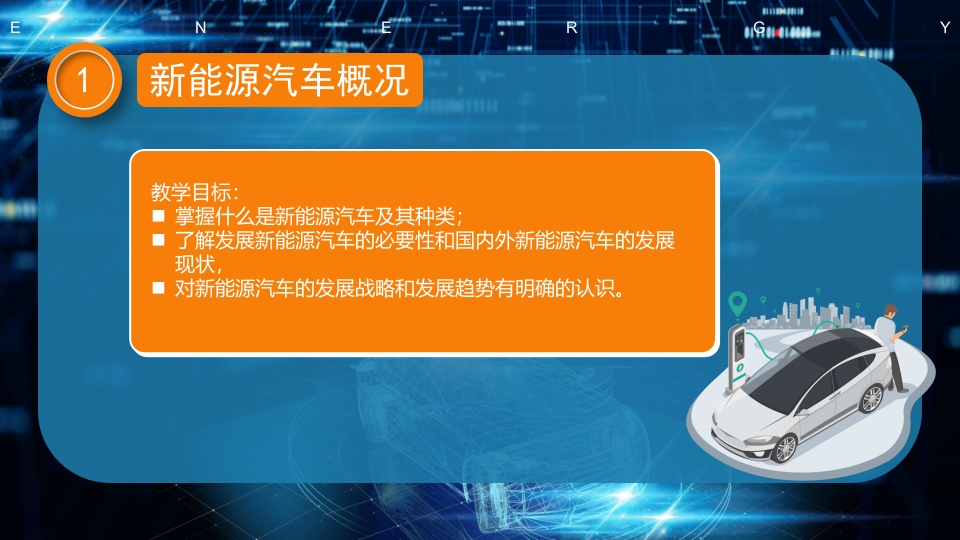 科技风新能源汽车技术PPT课件4