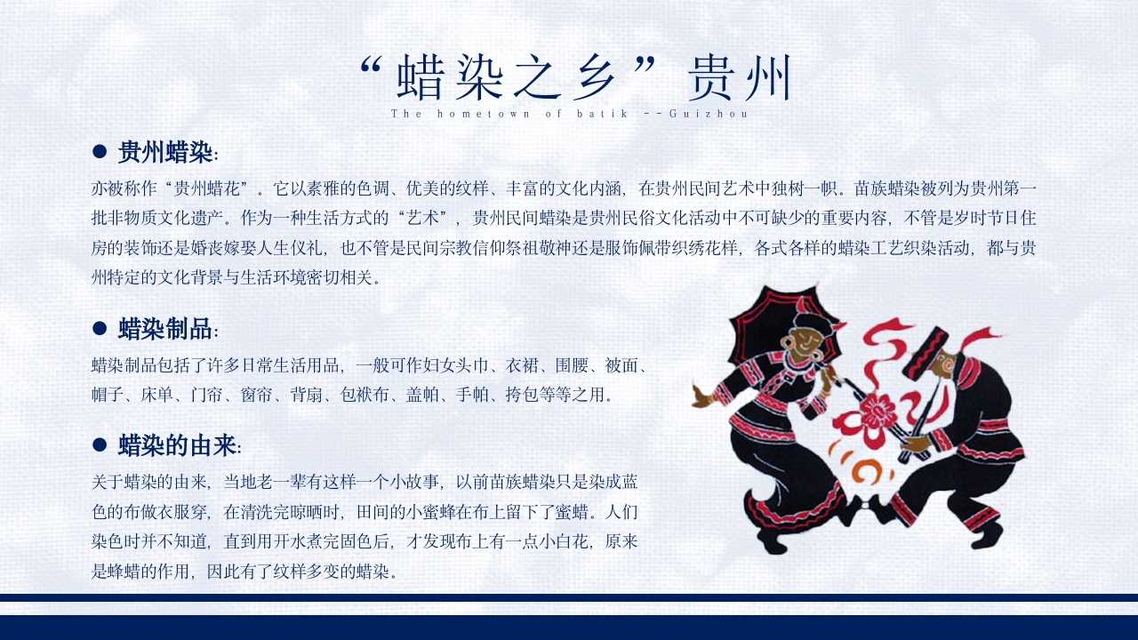 贵州蜡染艺术培训PPT课件9