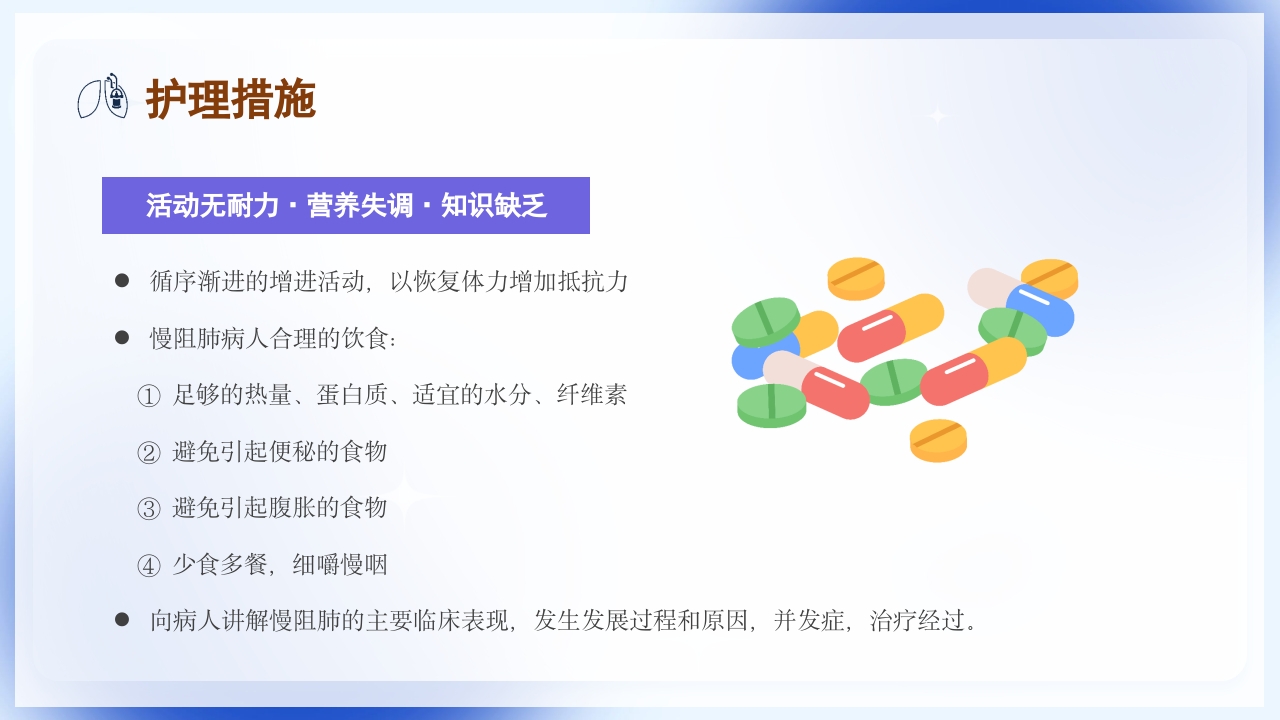 慢性阻塞性肺疾病护理查房PPT课件35