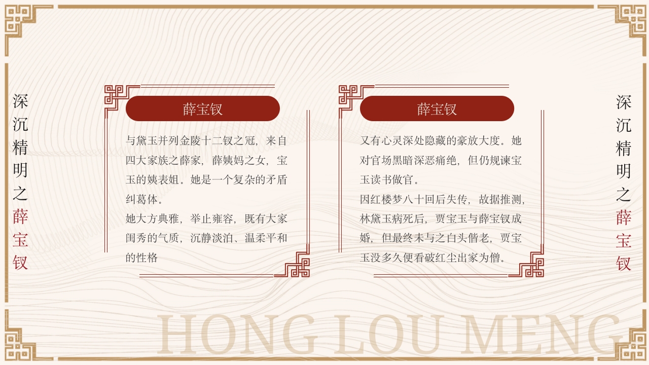 四大名著之红楼梦人物介绍PPT课件17