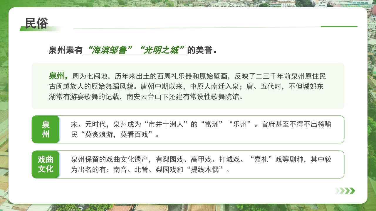 泉州介绍旅游旅行攻略PPT课件下载4