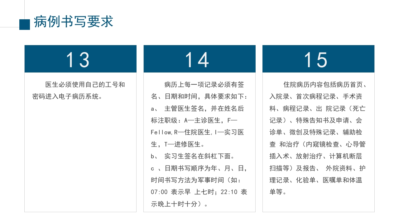医院医疗病例书写要求规范PPT课件12